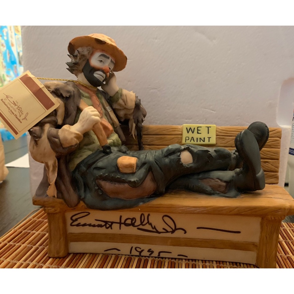 ❣️AUTOGRAPHED WET PAINT FULL SIZE EMMETT KELLY JR